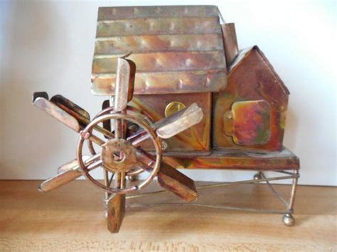 metal handmade happy days grist mill music box|Music Box Metal Art Copper Windmill Grist Mill Music Box .